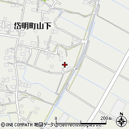 熊本県玉名市岱明町山下336-1周辺の地図