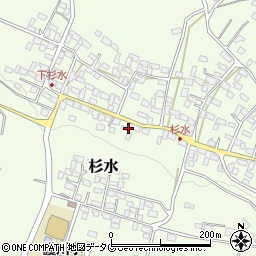 熊本県菊池郡大津町杉水2603周辺の地図