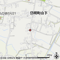 熊本県玉名市岱明町山下386-3周辺の地図