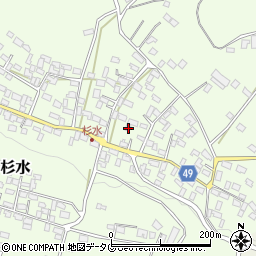 熊本県菊池郡大津町杉水2435周辺の地図