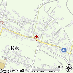 熊本県菊池郡大津町杉水2612周辺の地図