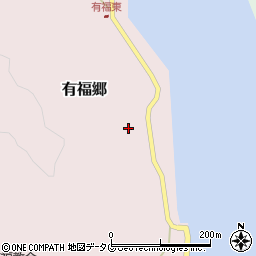 長崎県南松浦郡新上五島町有福郷267周辺の地図