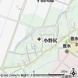 熊本県玉名市小野尻638周辺の地図