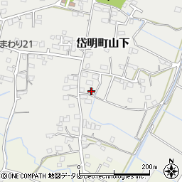熊本県玉名市岱明町山下859周辺の地図