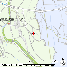 長崎県諫早市高来町善住寺483周辺の地図