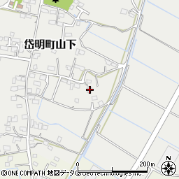 熊本県玉名市岱明町山下337周辺の地図