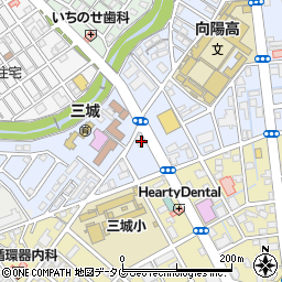 長崎県大村市西三城町107周辺の地図