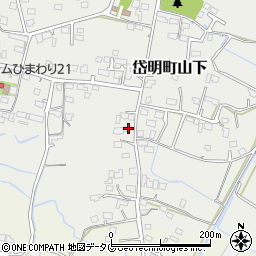 熊本県玉名市岱明町山下386周辺の地図