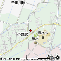 熊本県玉名市小野尻391-10周辺の地図