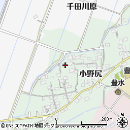 熊本県玉名市小野尻675周辺の地図