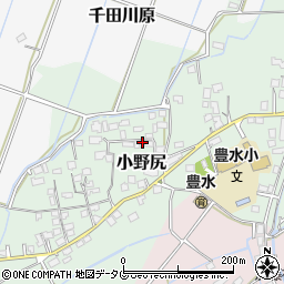 熊本県玉名市小野尻688周辺の地図