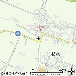 熊本県菊池郡大津町杉水2828周辺の地図