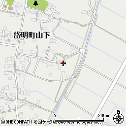熊本県玉名市岱明町山下340周辺の地図