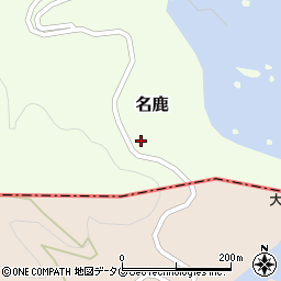高知県四万十市名鹿395周辺の地図