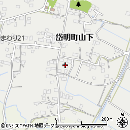 熊本県玉名市岱明町山下964周辺の地図