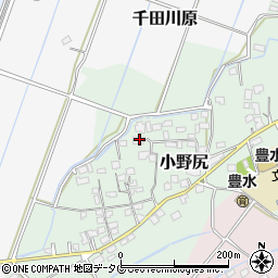 熊本県玉名市小野尻631-1周辺の地図