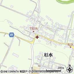 熊本県菊池郡大津町杉水2597周辺の地図
