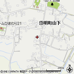 熊本県玉名市岱明町山下977周辺の地図