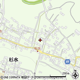 熊本県菊池郡大津町杉水2643周辺の地図