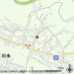 熊本県菊池郡大津町杉水2551周辺の地図