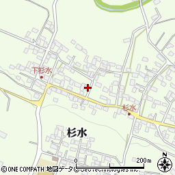 熊本県菊池郡大津町杉水2622周辺の地図