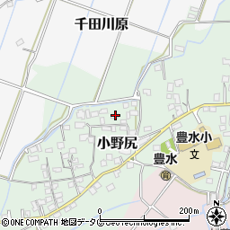熊本県玉名市小野尻689周辺の地図