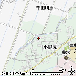 熊本県玉名市小野尻678-2周辺の地図