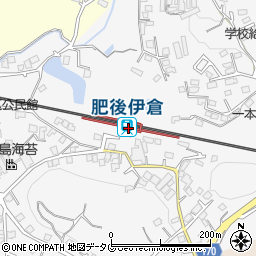 肥後伊倉駅周辺の地図
