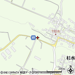 熊本県菊池郡大津町杉水2833周辺の地図