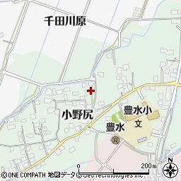 熊本県玉名市小野尻692周辺の地図
