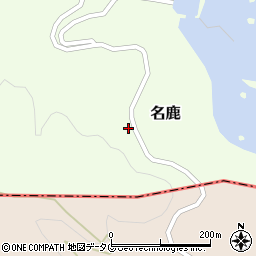 高知県四万十市名鹿380周辺の地図