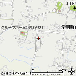 熊本県玉名市岱明町山下993周辺の地図
