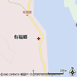 長崎県南松浦郡新上五島町有福郷264周辺の地図