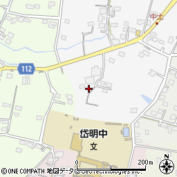 熊本県玉名市岱明町中土870周辺の地図