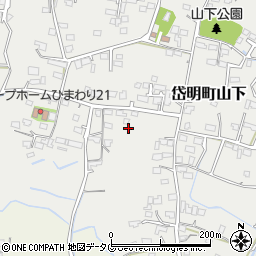 熊本県玉名市岱明町山下989周辺の地図