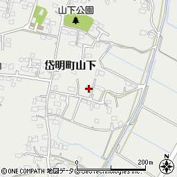 熊本県玉名市岱明町山下306周辺の地図