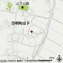 熊本県玉名市岱明町山下316周辺の地図