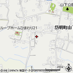 熊本県玉名市岱明町山下988周辺の地図