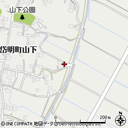 熊本県玉名市岱明町山下351-4周辺の地図