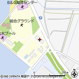 熊本県玉名郡長洲町姫ケ浦周辺の地図