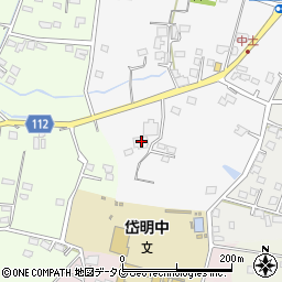 熊本県玉名市岱明町中土871周辺の地図
