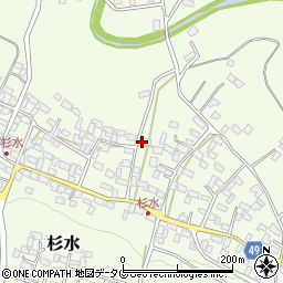 熊本県菊池郡大津町杉水2661周辺の地図
