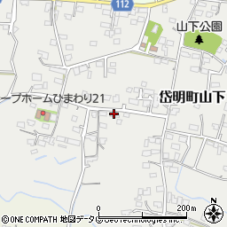 熊本県玉名市岱明町山下985周辺の地図