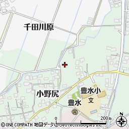 熊本県玉名市小野尻392周辺の地図