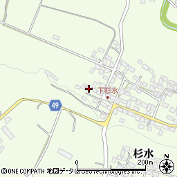 熊本県菊池郡大津町杉水1259周辺の地図