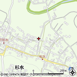 熊本県菊池郡大津町杉水2664周辺の地図