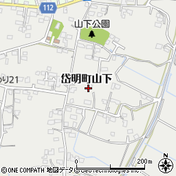 熊本県玉名市岱明町山下303周辺の地図