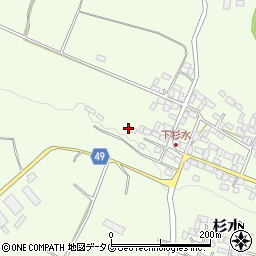 熊本県菊池郡大津町杉水1255周辺の地図