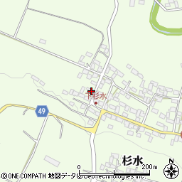 熊本県菊池郡大津町杉水2819周辺の地図