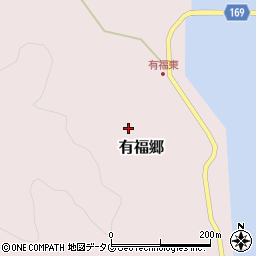 長崎県南松浦郡新上五島町有福郷251周辺の地図